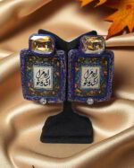 “Be My Signpost” Handmade Paper Mache Earrings - Image 4