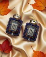 “Be My Signpost” Handmade Paper Mache Earrings - Image 3