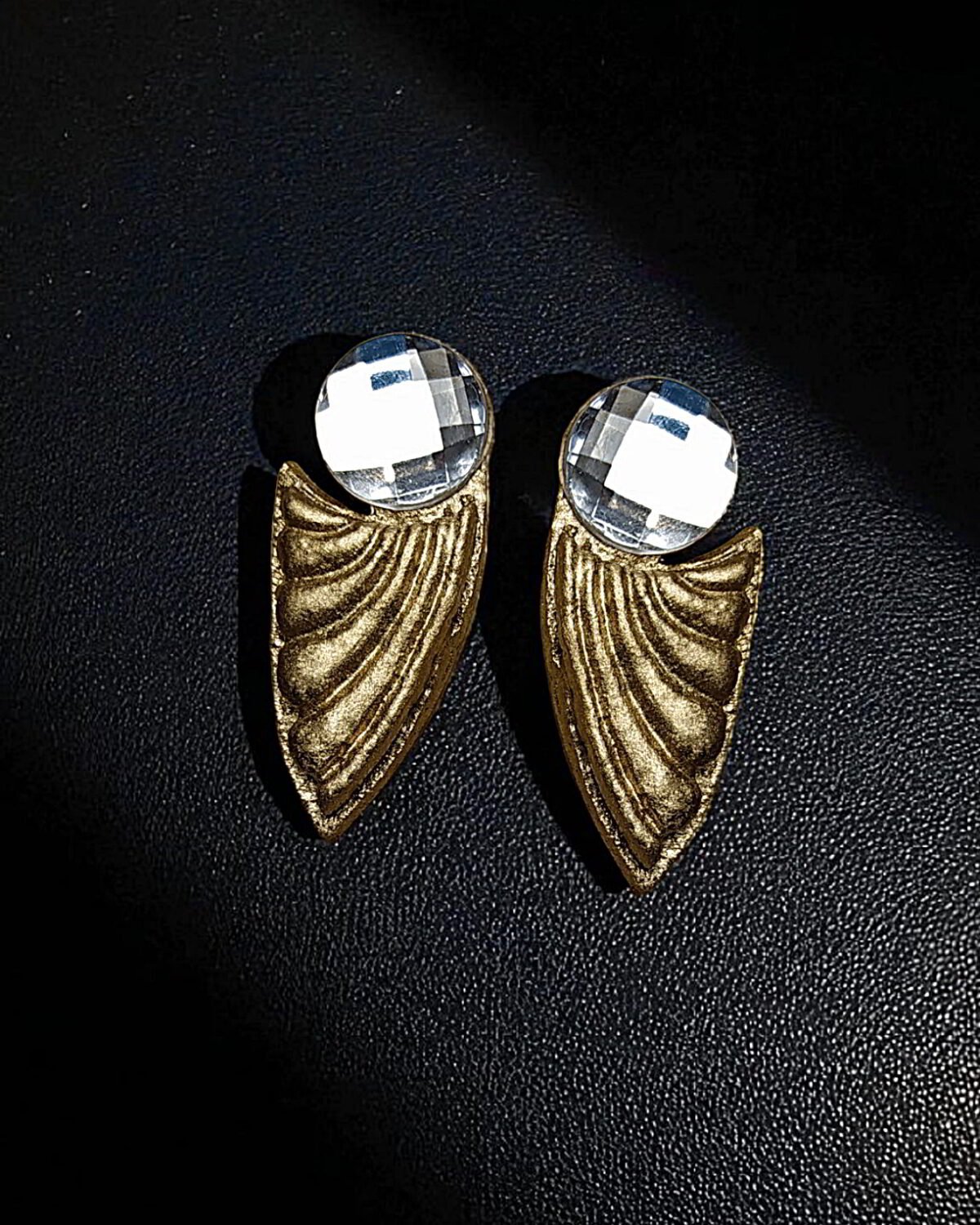 Pari Wings Earrings– Handmade Paper Mache Earrings - Image 5