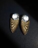 Pari Wings Earrings– Handmade Paper Mache Earrings - Image 5