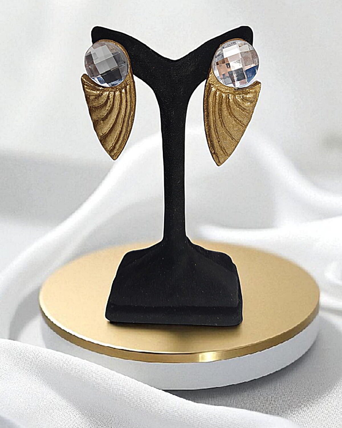 Pari Wings Earrings– Handmade Paper Mache Earrings - Image 7