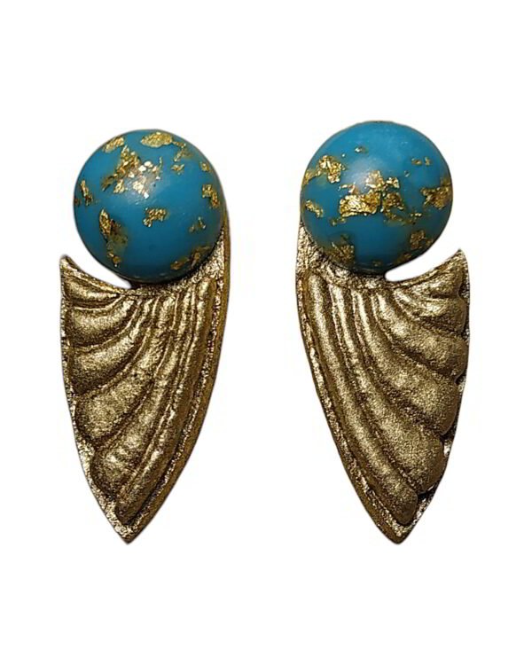 Pari Wings Earrings– Handmade Paper Mache Earrings