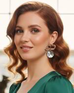 Hich Earrings – Handmade Paper Mache– Big Size - Image 7