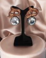 Hich Earrings – Handmade Paper Mache– Big Size - Image 10