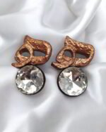 Hich Earrings – Handmade Paper Mache– Big Size - Image 6