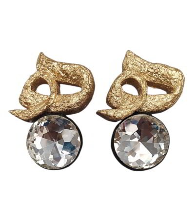 Hich Earrings – Handmade Paper Mache– Big Size