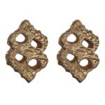 “Two–nothing, yet everything" Handmade Paper Mache Earrings – Weightlight