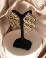 “Two–nothing, yet everything" Handmade Paper Mache Earrings – Weightlight - Image 6