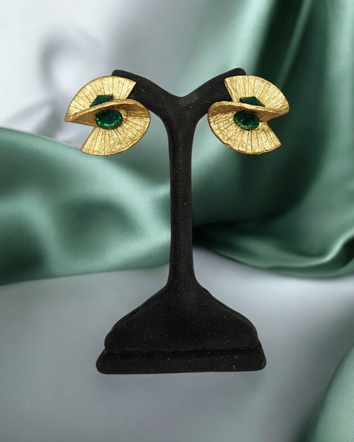 Suntrace – Handmade Paper Mache Earrings – Weightlight - Image 6