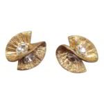 Suntrace Earrings – Handmade Paper Mache – Weightlight