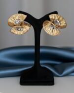 Suntrace Earrings – Handmade Paper Mache – Weightlight - Image 7