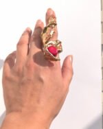 Gold Red ring from the hysteria collection code(M-H18-1) - Image 2