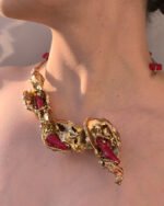 Gold red necklace from the hysteria collection code(M-H17-1) - Image 4