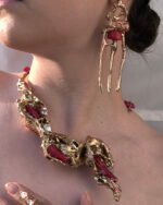 Gold red necklace from the hysteria collection code(M-H17-1) - Image 5