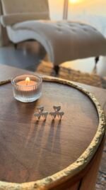 Flower love earrings - Image 4