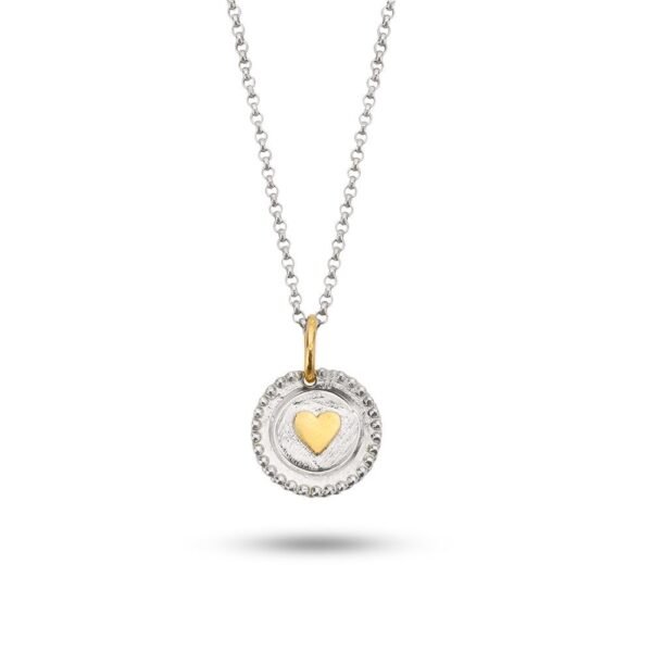 Silver love necklace