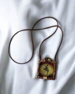 Hich – Handmade Paper Mache Earrings And Necklace Set - Image 6