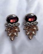 Azarakhsh – Handmade Paper Mache Earrings - Image 3