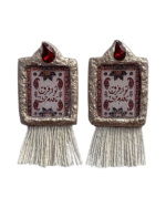 Soul In Every Thread – Persian Poem Earrings