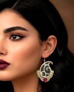Golden Termeh Earrings – Light as Legend - Image 2