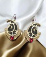 Golden Termeh Earrings – Light as Legend - Image 4