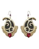 Golden Termeh Earrings – Light as Legend