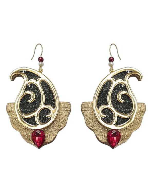 Golden Termeh Earrings – Light as Legend