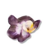 Handmade Purple Orchid Brooch with Stainless Steel Pin