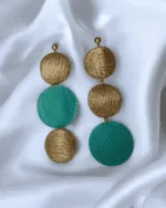 Circle Dance Handmade Paper Mache Earrings - Image 12