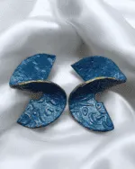 Sema – Handmade Paper Mache Earrings - Image 3