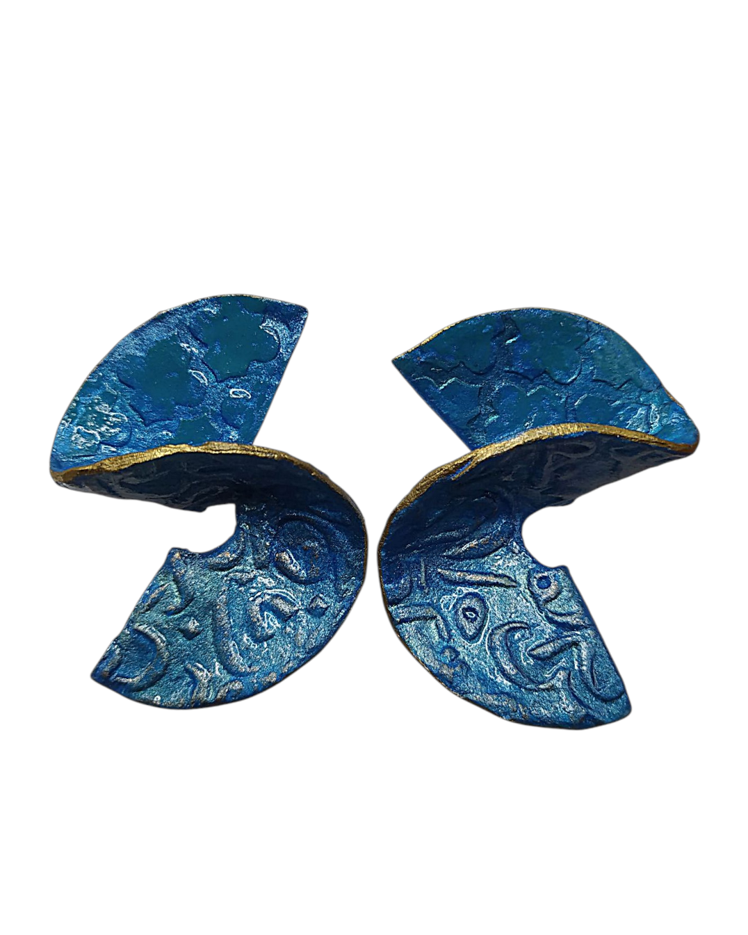 IMG_20260209_203237 Sema – Handmade Paper Mache Earrings - Image 1