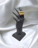 Six Pearls Paper Mache Ring – Adjustable - Image 6