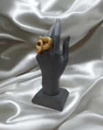 The “Nothing” Paper Mache Ring – Bold Sculptural Artwear - Image 4