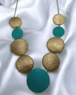 Circle Dance Handmade Paper Mache Earrings - Image 13