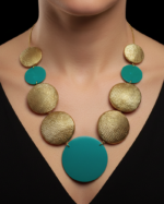 Circle Dance Handmade Paper Mache Earrings - Image 7