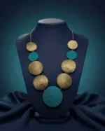 Circle Dance Handmade Paper Mache Earrings - Image 15