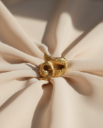 The “Nothing” Paper Mache Ring – Bold Sculptural Artwear - Image 3