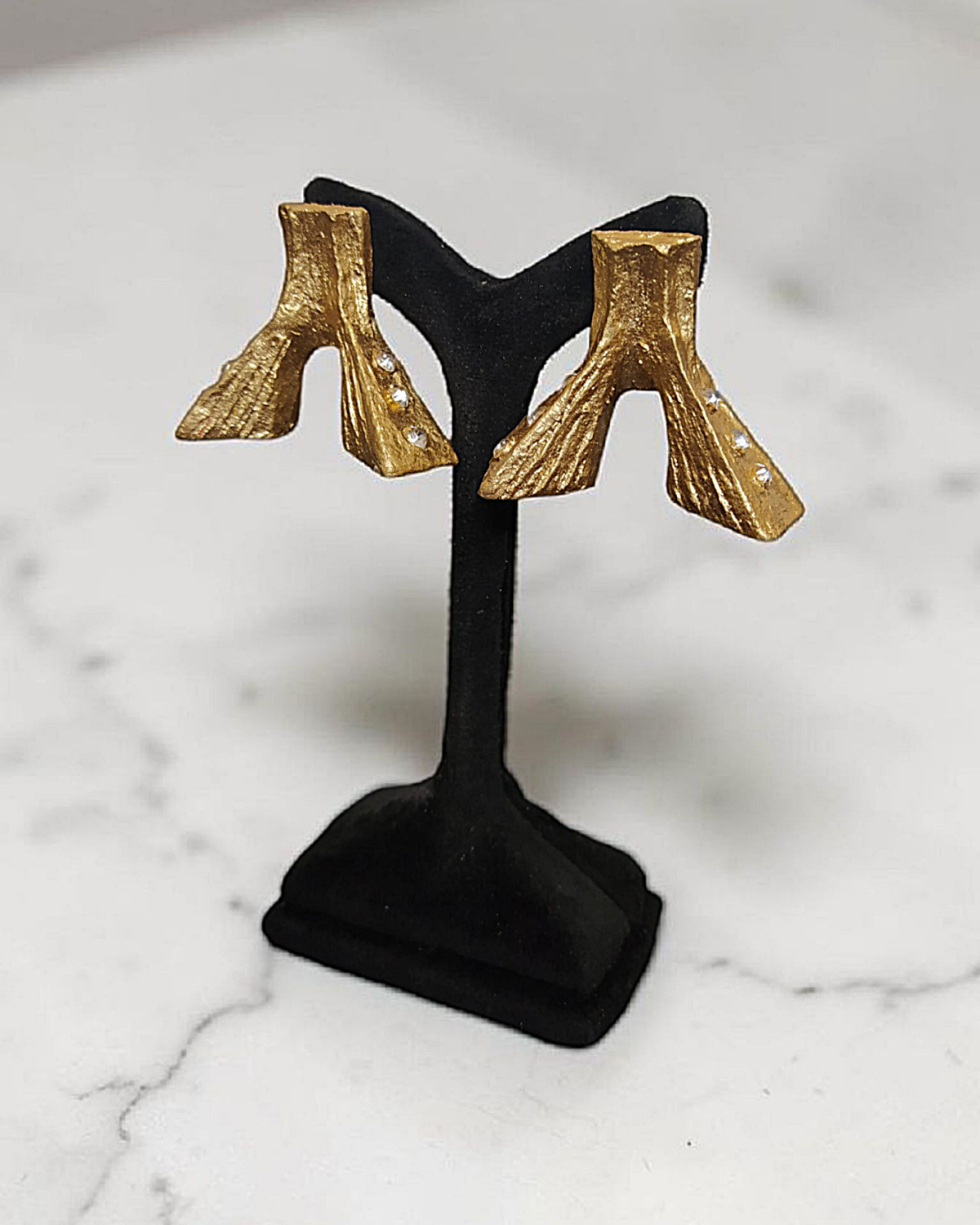 Shahyad Tower Earrings – Handmade Paper Mache Earrings - Image 7