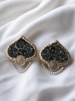 Termeh Khatoon Handmade Papier-Mâché Earrings - Image 6