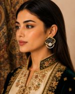 Termeh Khatoon Handmade Papier-Mâché Earrings - Image 9