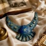 The Sun Necklace, handmade, paper mache, wearable jewelry - Image 4