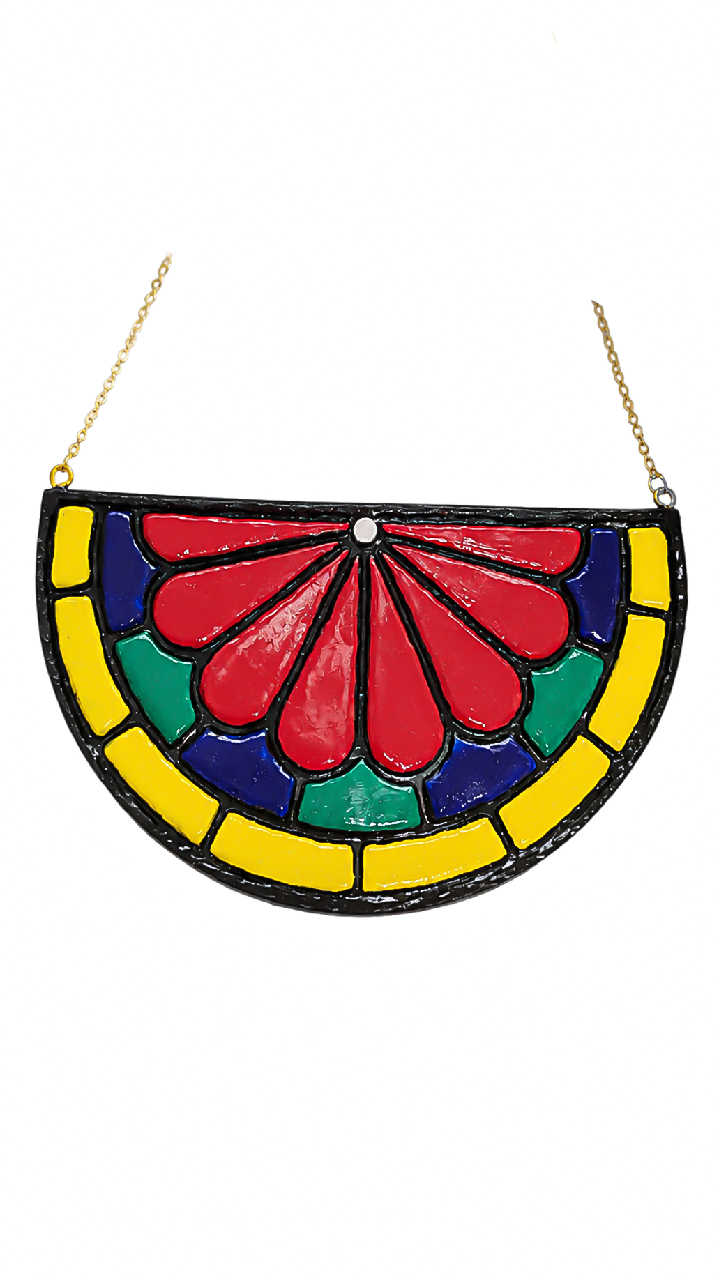 1221311 Rangin Gereh — Handmade Paper Mache Necklace - Image 1