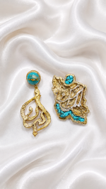 vatan Handmade Papier – Mâché Art with Natural Turquoise - Image 3
