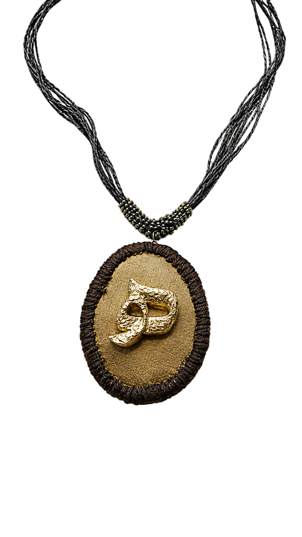 Hich Mixed Media Handmade Statement Necklace