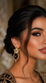 Royal Crown Earrings – Lightweight Persian Art - Image 5