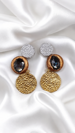 Night Alchemy – Handmade Crystal Statement Earrings - Image 3