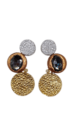 Night Alchemy – Handmade Crystal Statement Earrings