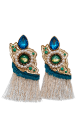 Risha Earrings – Persian Papier-Mâché Heritage