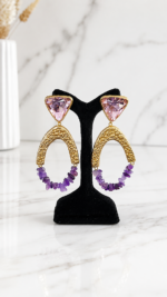 Arghavan Jewel Earrings – Contemporary Persian Art - Image 5