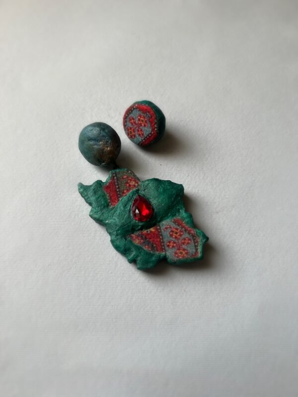 Iran Map Earrings Ancient Heritage and Artistry